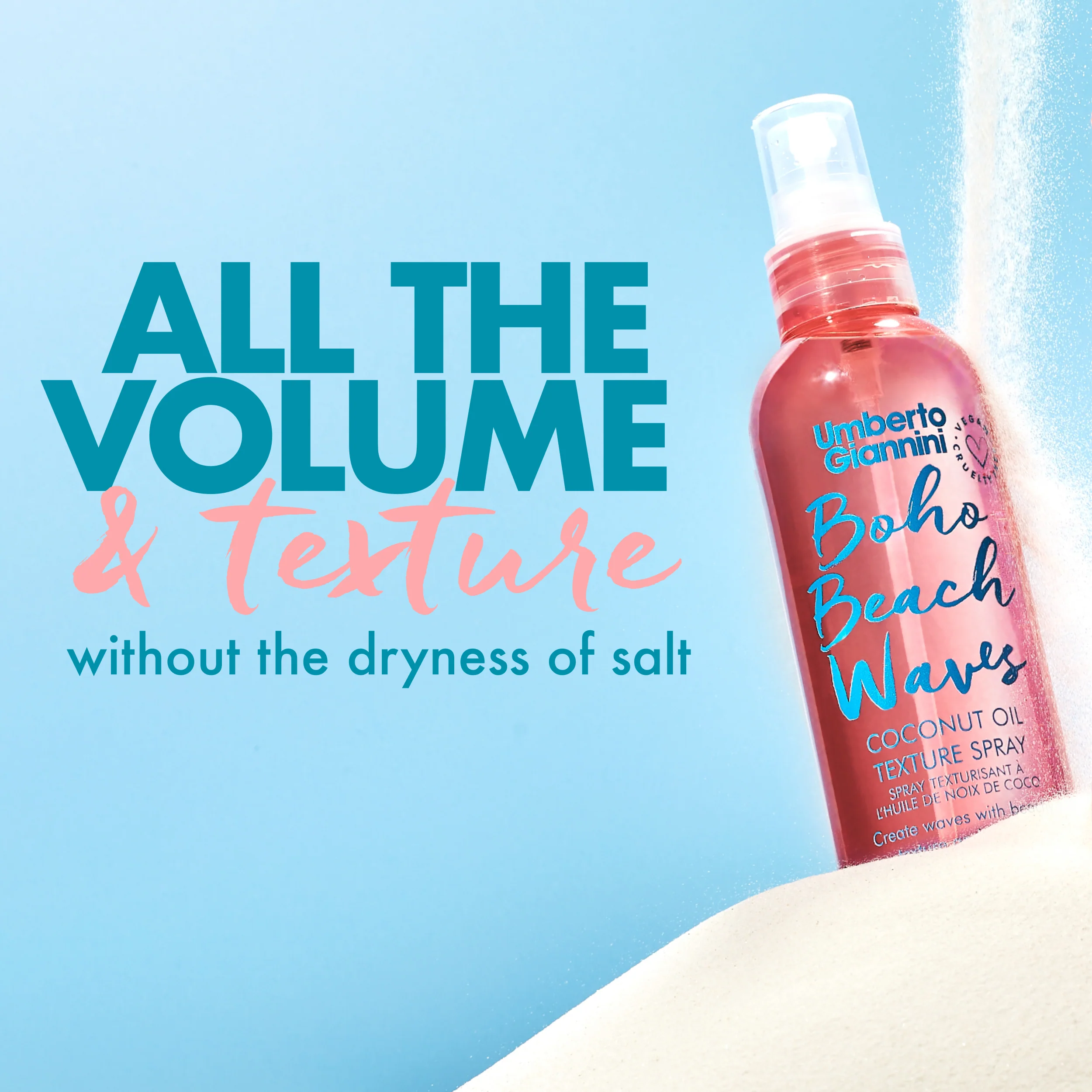 Boho Beach Waves Coconut Oil Texture Spray 200ml - Image 4