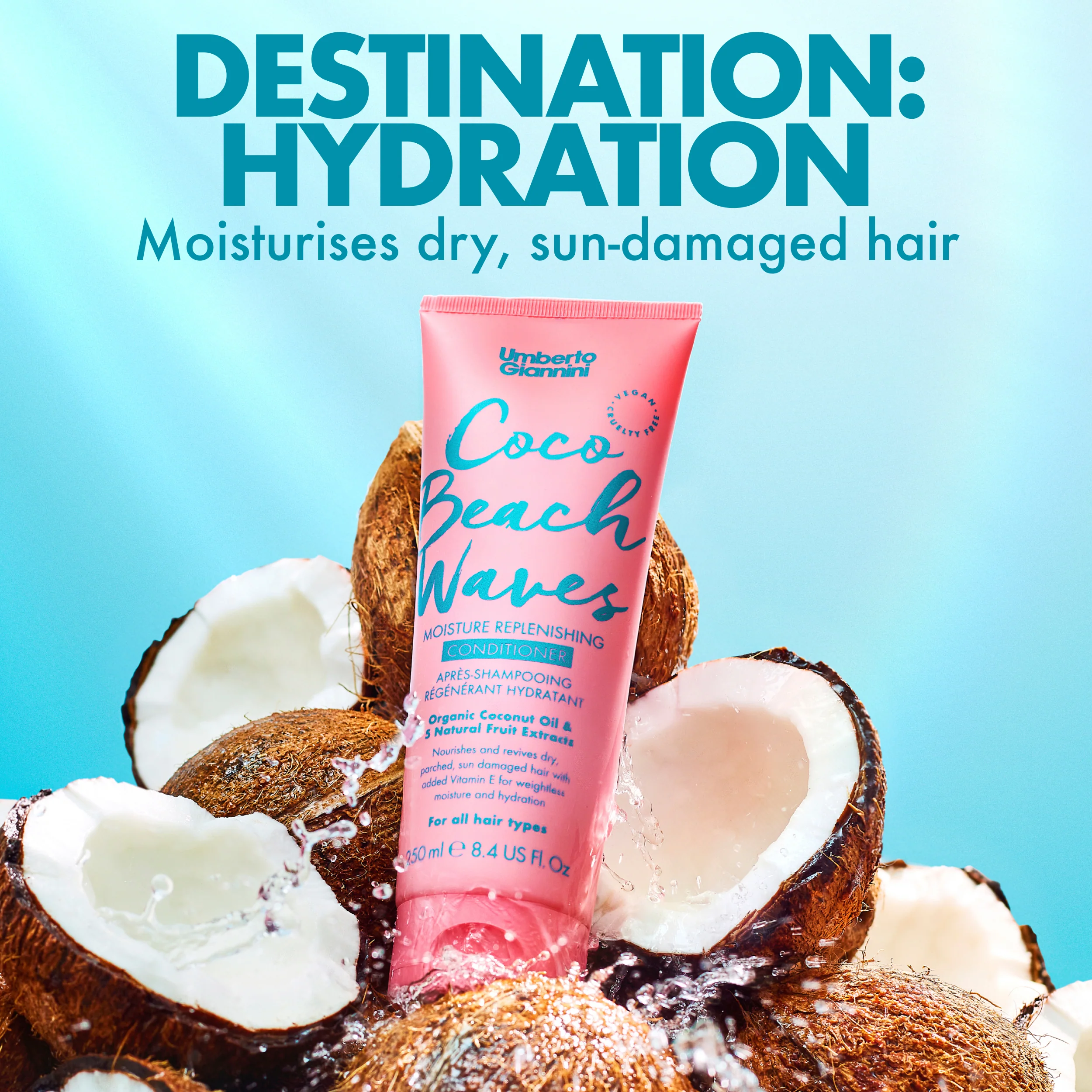 Coco Beach Waves Conditioner 250ml - Image 4