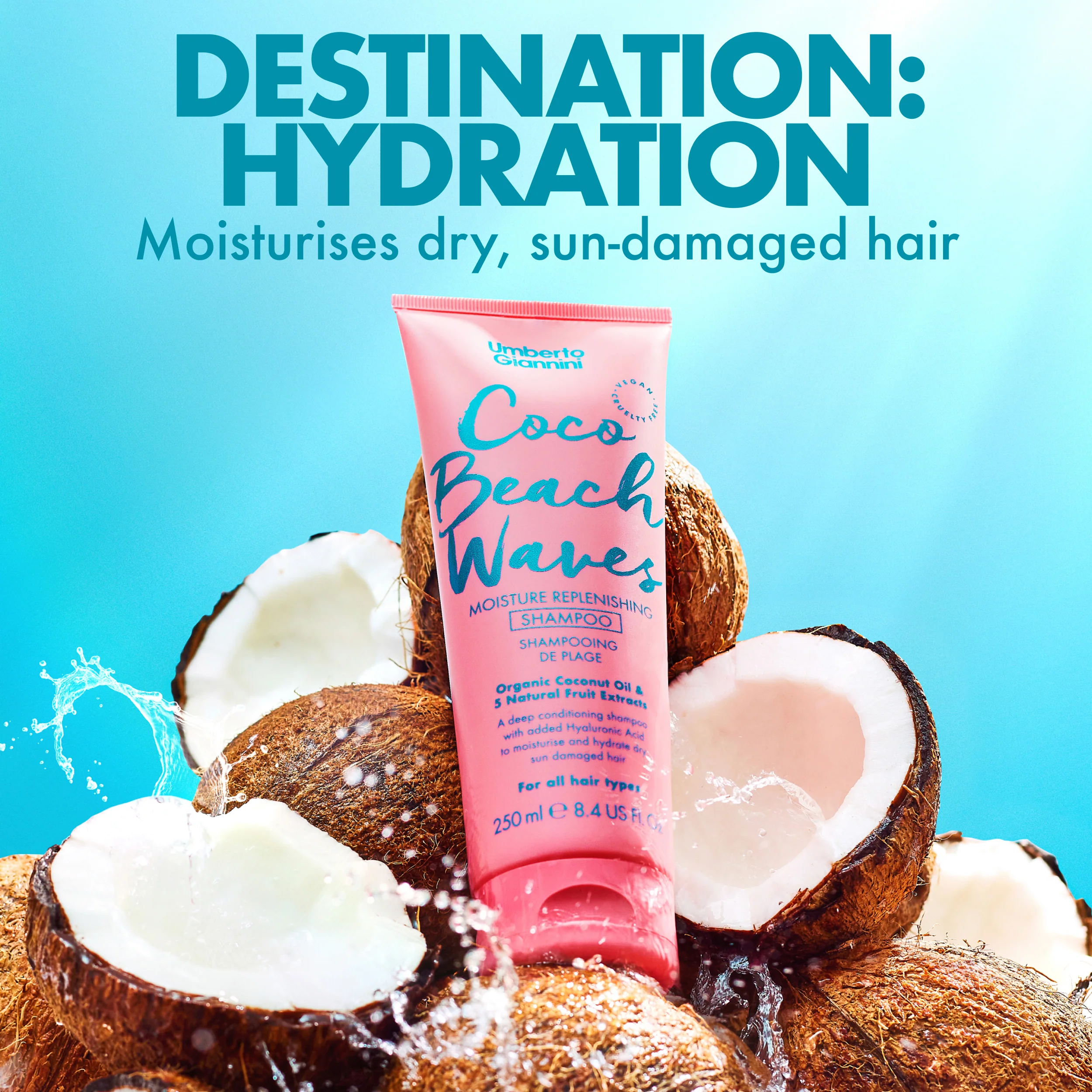Coco Beach Waves Shampoo 250ml - Image 5