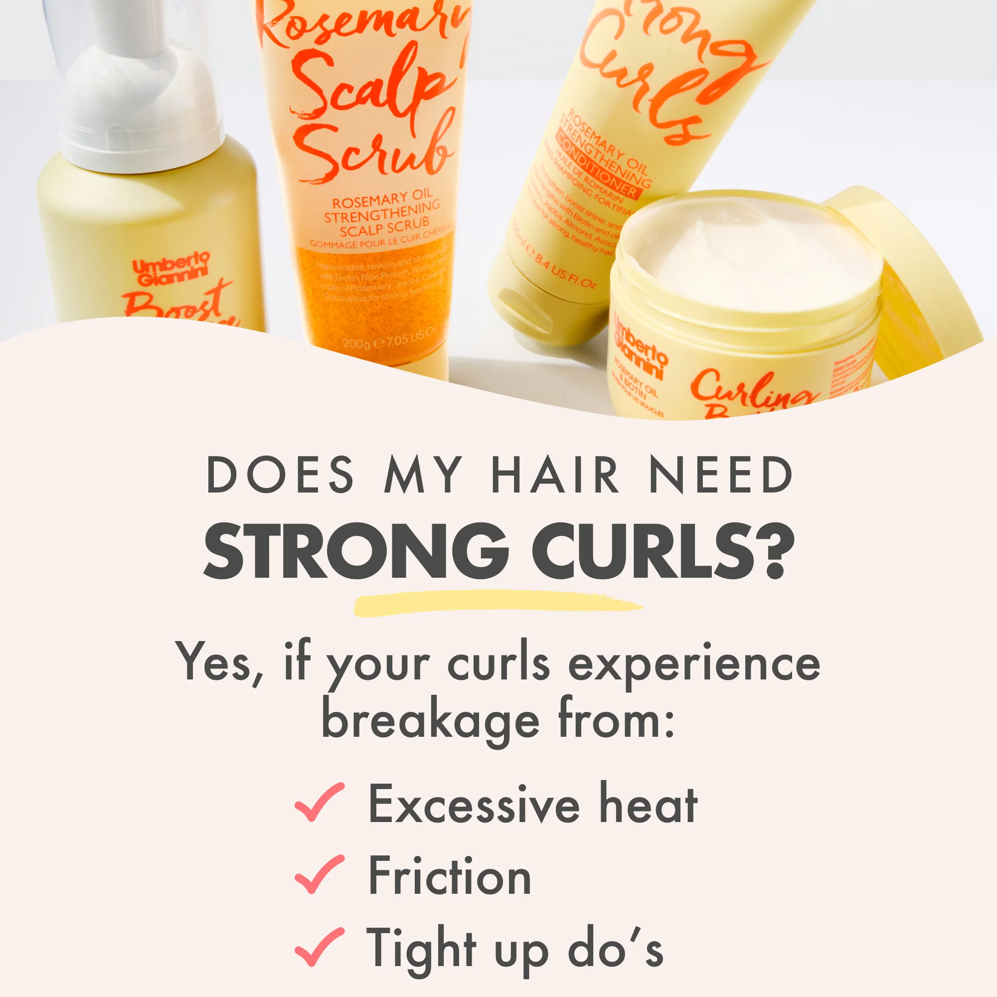 Strong Curls Rosemary Oil Conditioner 250ml - Image 5